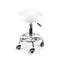 2x Levede Swivel Salon Barstool Hairdressing White-1864184633558700033