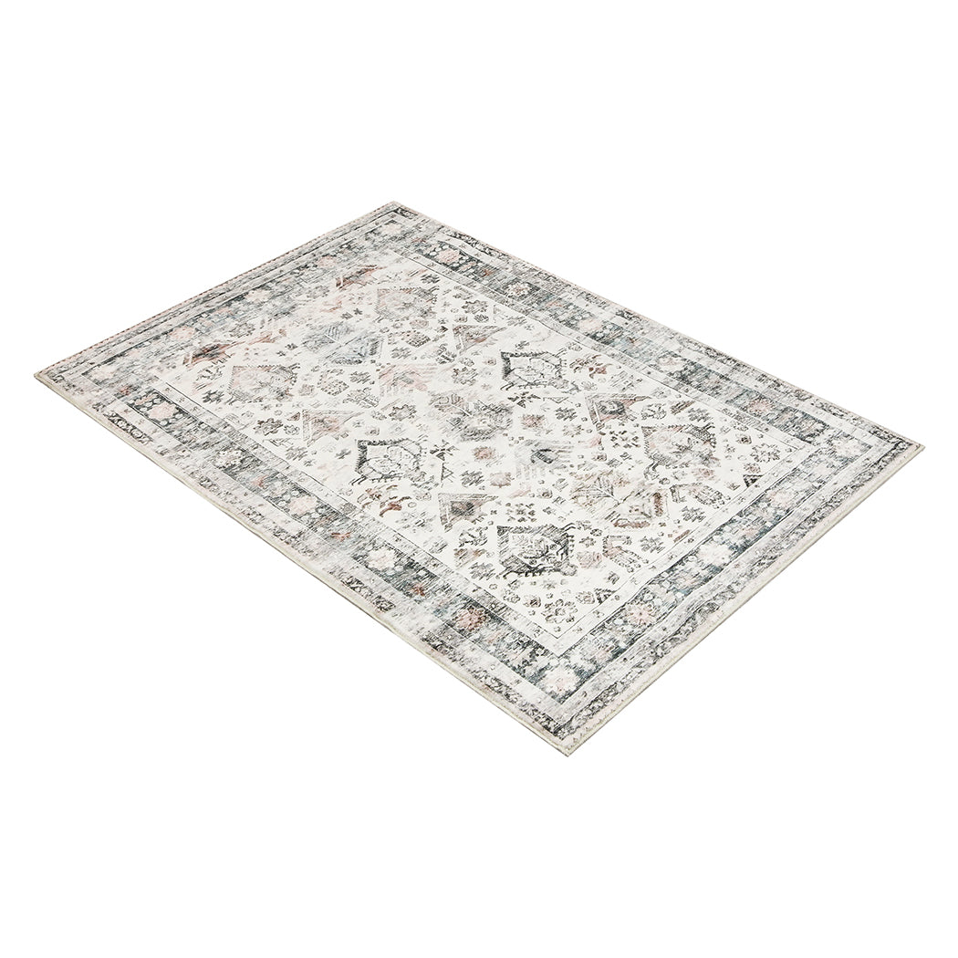 Marlow  Floor Rug Vintage Short Pile Washable Carpet Soft Plush Non Slip 160x120-1894516739216117761