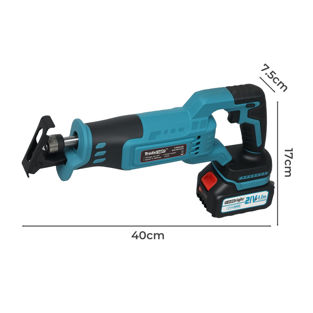 Traderight 21V Cordless Electric Reciprocating Saw Kit-2006733389020925954