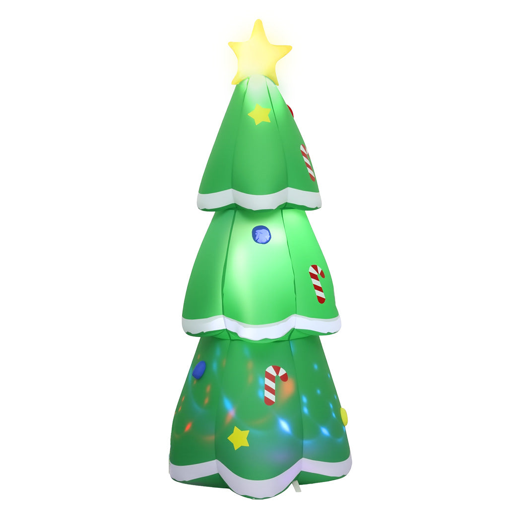 Santaco Inflatable 1.5M Christmas Tree Flashing Light-2065254641179955201