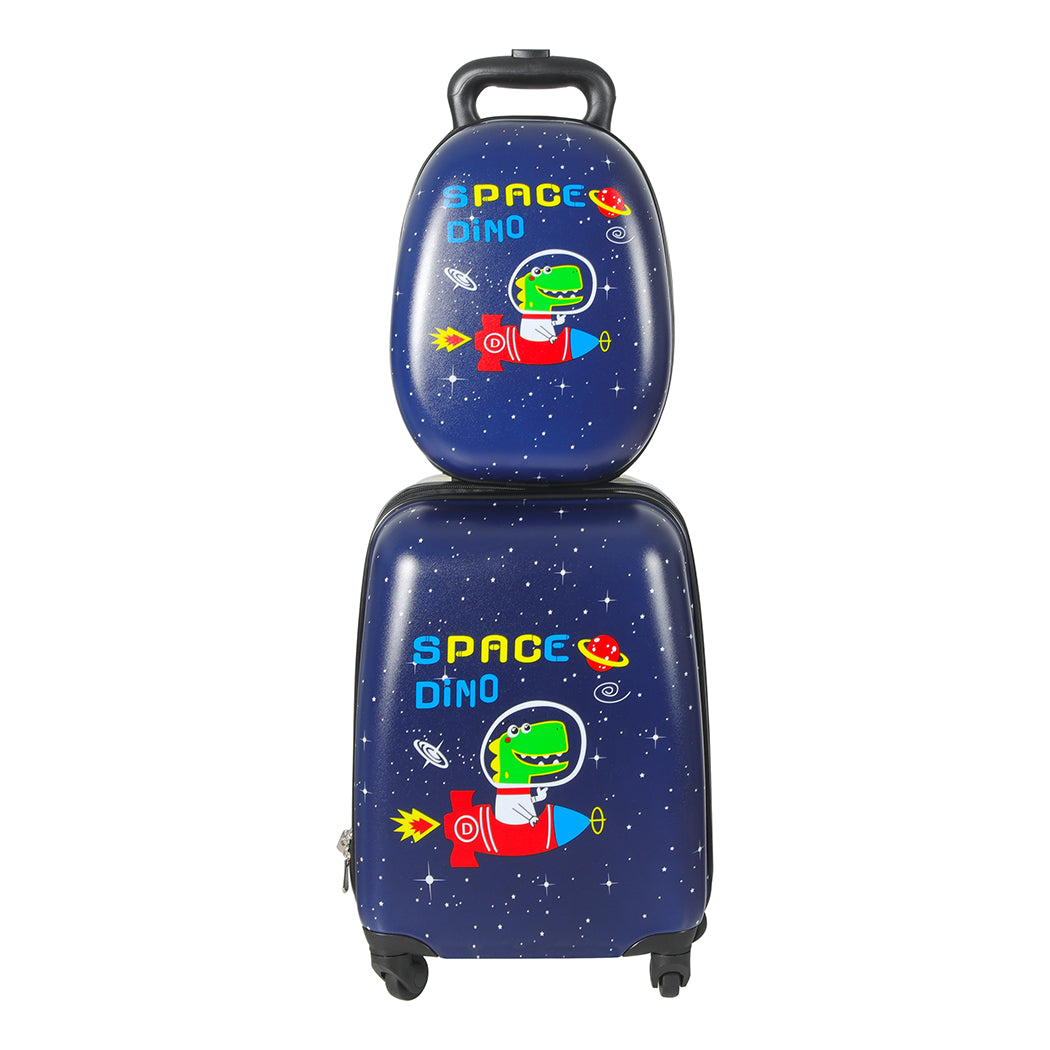 BoPeep 16''13'' 2PCS Kids Luggage Set Space Dino-2006733211861913601