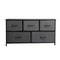 Levede Chest of 5 Drawers Storage Cabinet Dark Grey-2006733262080315393