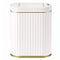 Toque Sensor Rubbish Bin Automatic Touchless 7L Butterfly Lid Bathroom White-2109799595943596034