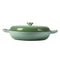 TOQUE 3.5L Enamel Dutch Oven Pan in Green Colour-1864184348740292609