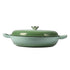 TOQUE 3.5L Enamel Dutch Oven Pan in Green Colour-1864184348740292609