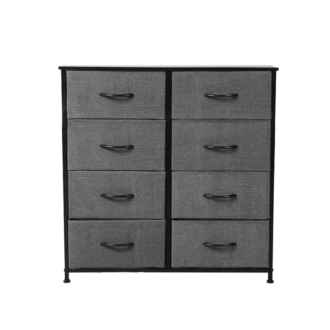 Levede Storage Cabinet Tower Chest Dark Grey-2018816882634788865