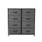 Levede Storage Cabinet Tower Chest Dark Grey-2018816882634788865