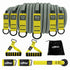 Centra 12 Pcs Resistance Bands Set Heavy Duty Workout Bands Strength Training-2050059020710055937