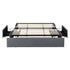 Levede Bed Frame King Size Fabric Mattress Base 3 Storage Drawer DIY Headboard-2100034935728508929