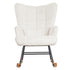 Levede Fleece Rocking Chair-2029387249577234433