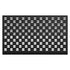 Marlow Front Door Mat 75x43cm TPE Raised Wave Drainage for Entrance Black-2109799592214859778
