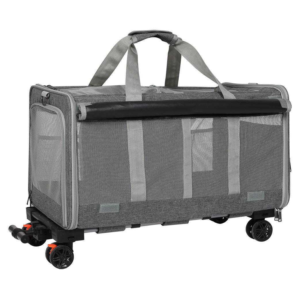 Pawz Pet Carrier 4 Wheel Portable Rolling Foldable-2018816797083570177