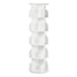 Levede Rotating Bookshelf 5 Tier Book Storage Space Saving Round Tower White-2109799589173989378