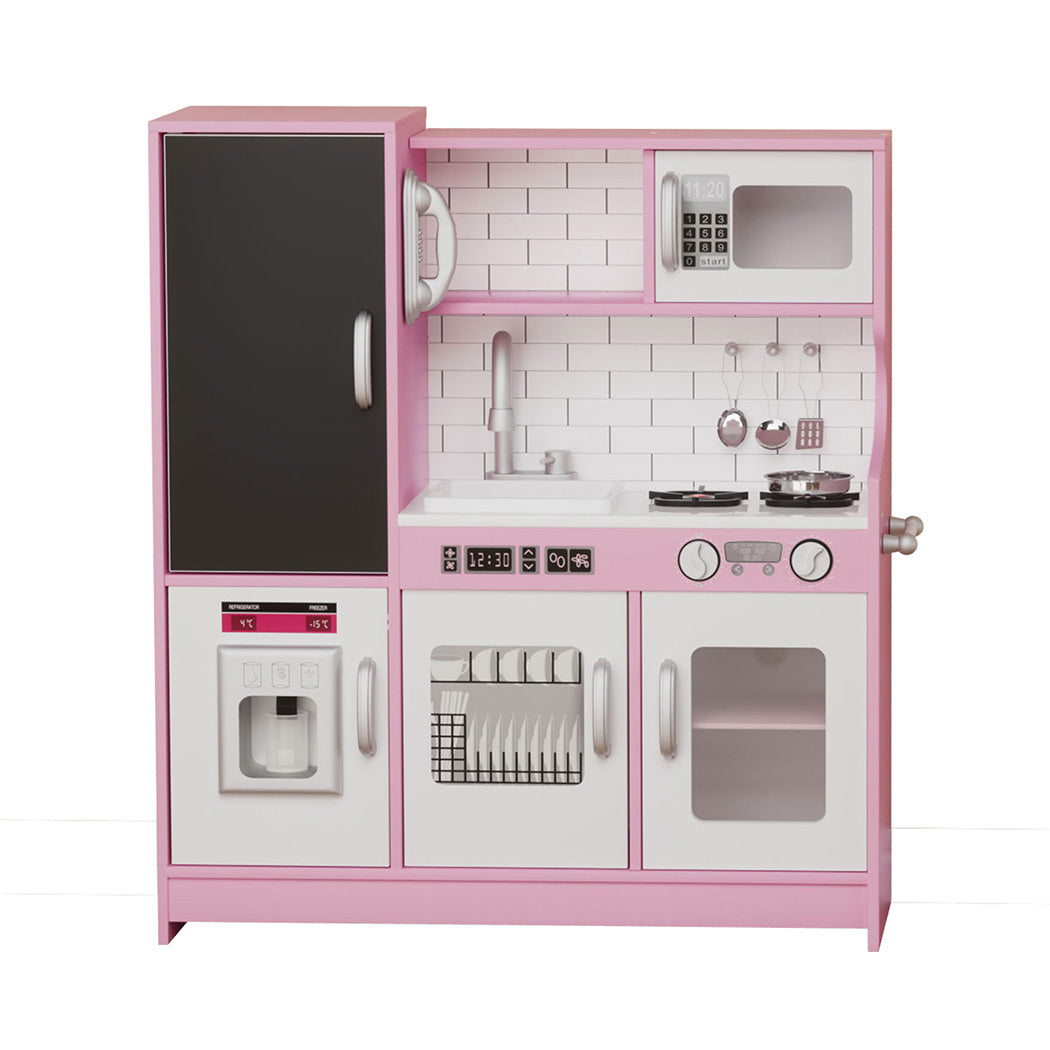 Bopeep Kids Kitchen Set Wooden Pretend Play Cooking Toy-2006732701960376321