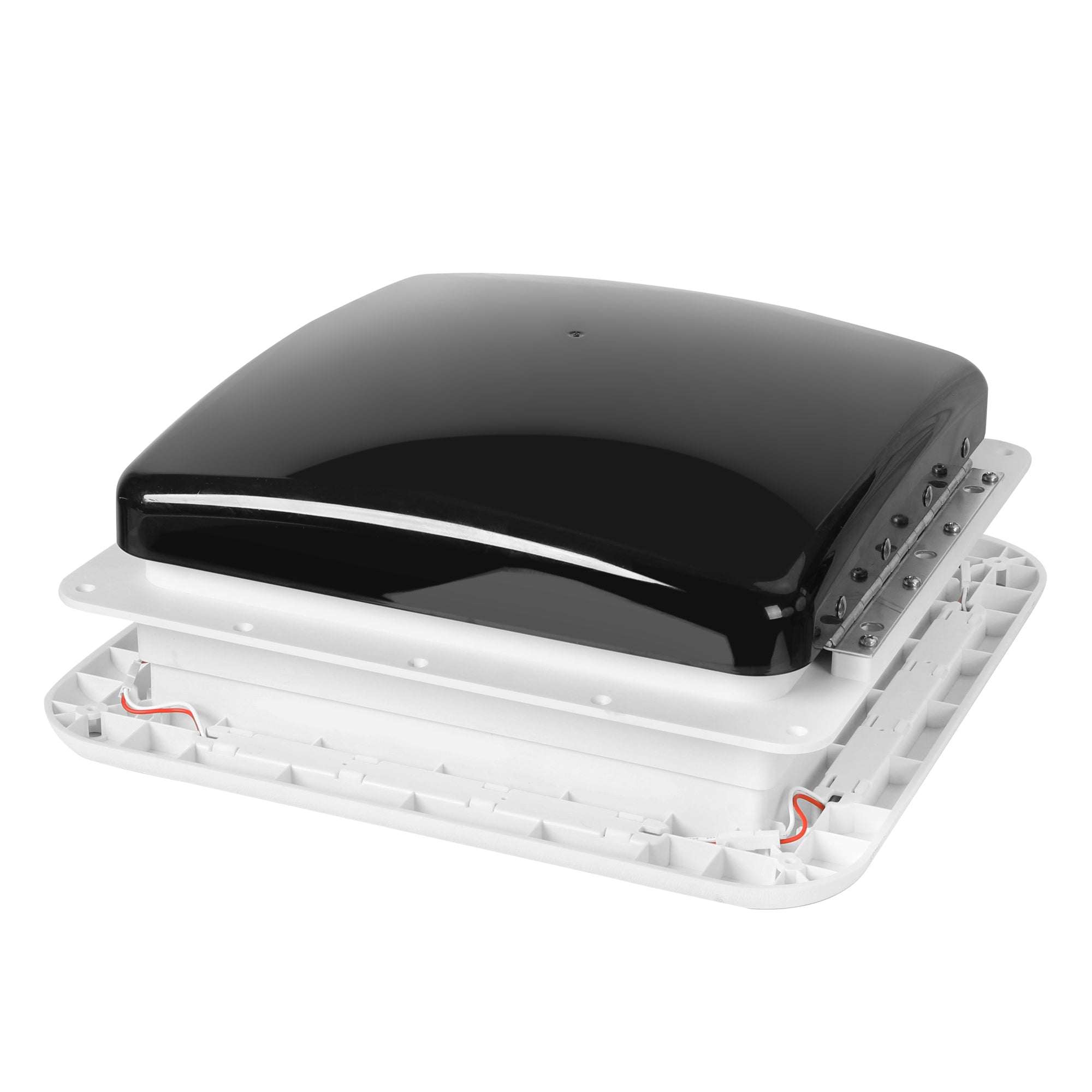 Manan Caravan Roof  Vent Hatch RV Shower Air Exhaust 12V Fan LED Light Trailer-1864183253821427713