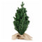 Santaco Christmas Tree 63cm Mini Xmas Tree 75 PVC Branches PVC Burlap Green-2100035037390049281