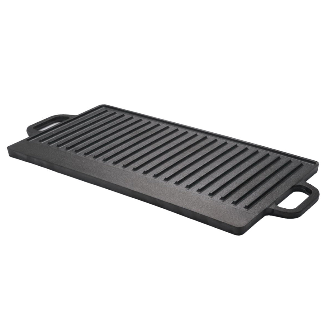 Toque 49.5cm Reversible Cast Iron Griddle Pan Non-Stick-2050056749658017793