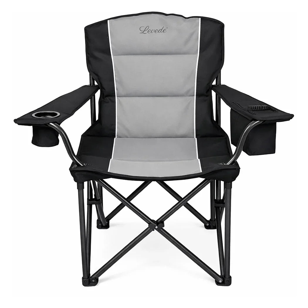 Levede Camping Chair Large Folding Outdoor Portable Fishing Picnic Travel Seat-2050056782323257345