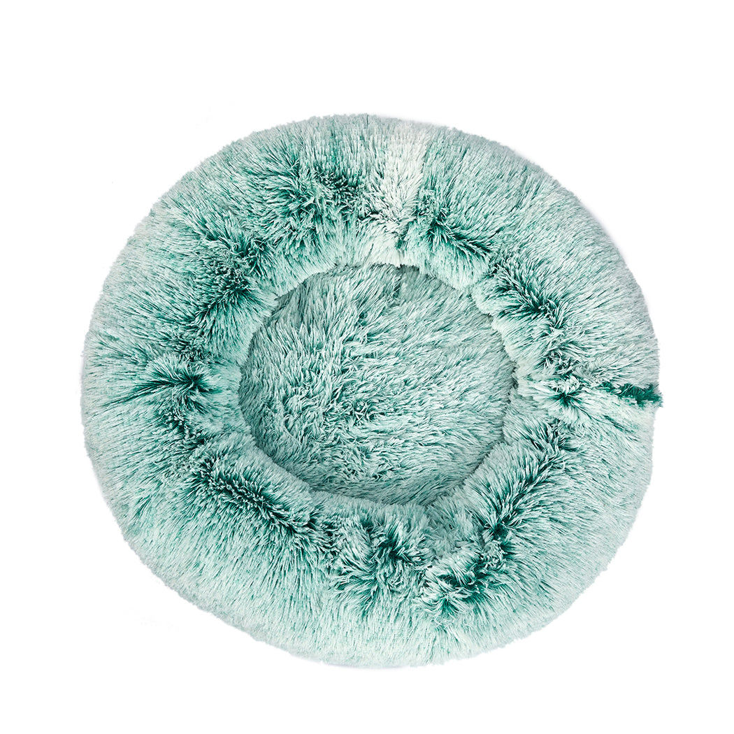 PaWz Pet Bed Cat Dog Donut Nest Calming M Teal Medium-1864184500314050561