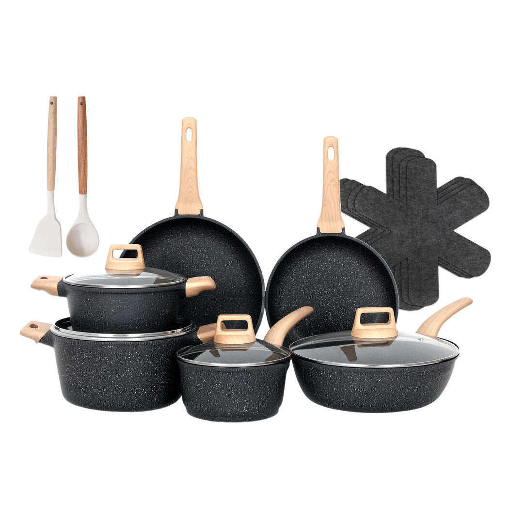 Toque 16-Piece Non Stick Cookware Set Kitchen Fry Pan-2011971112979795969