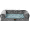 PaWz Pet Bed Sofa Dog Bedding Soft Warm L Grey Large-2065254552239738881