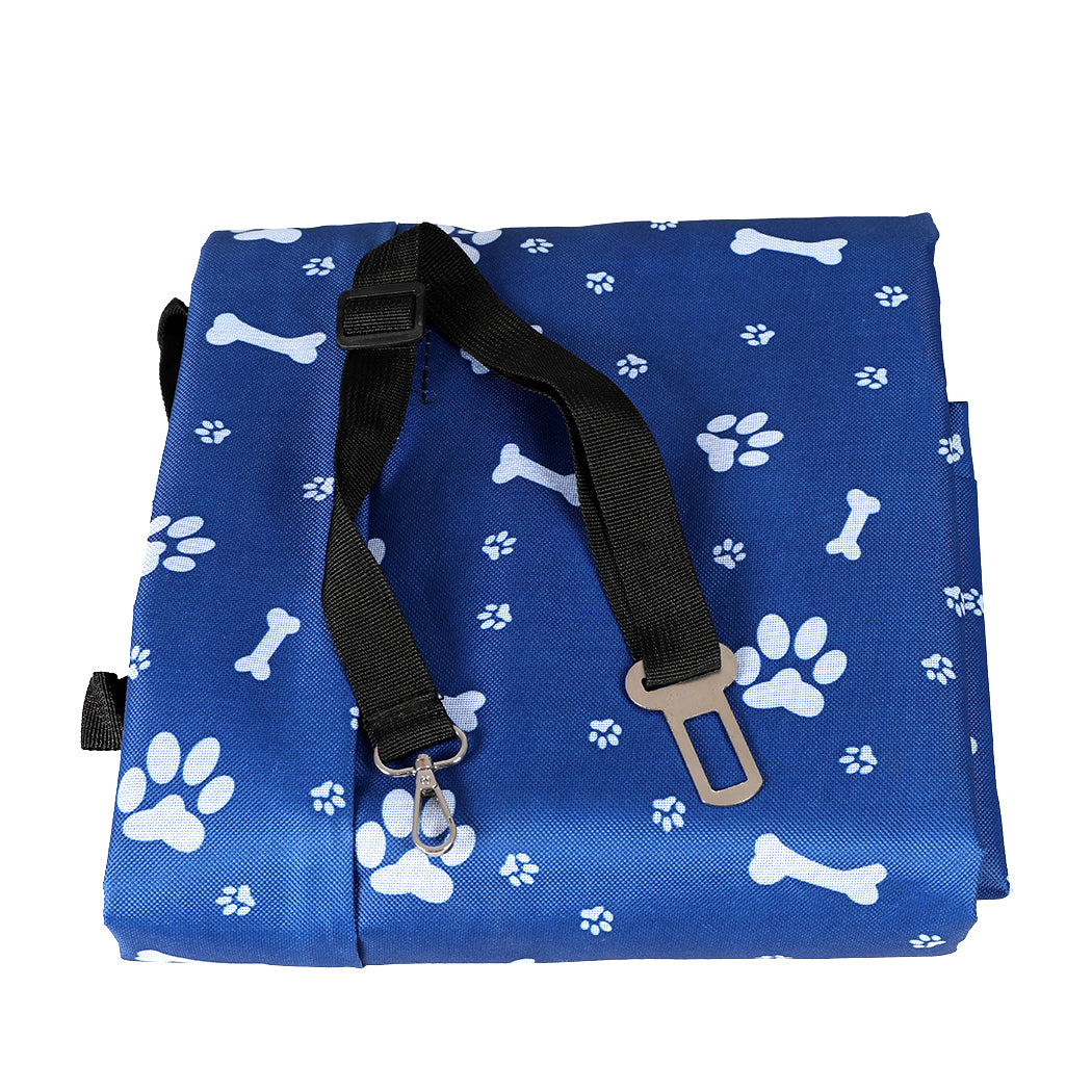 PaWz Pet Back Car Seat Cover Hammock Blue-2006732970454552577