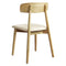 Levede 2x Dining Chairs Kitchen Chair Natural-2018816919242674177