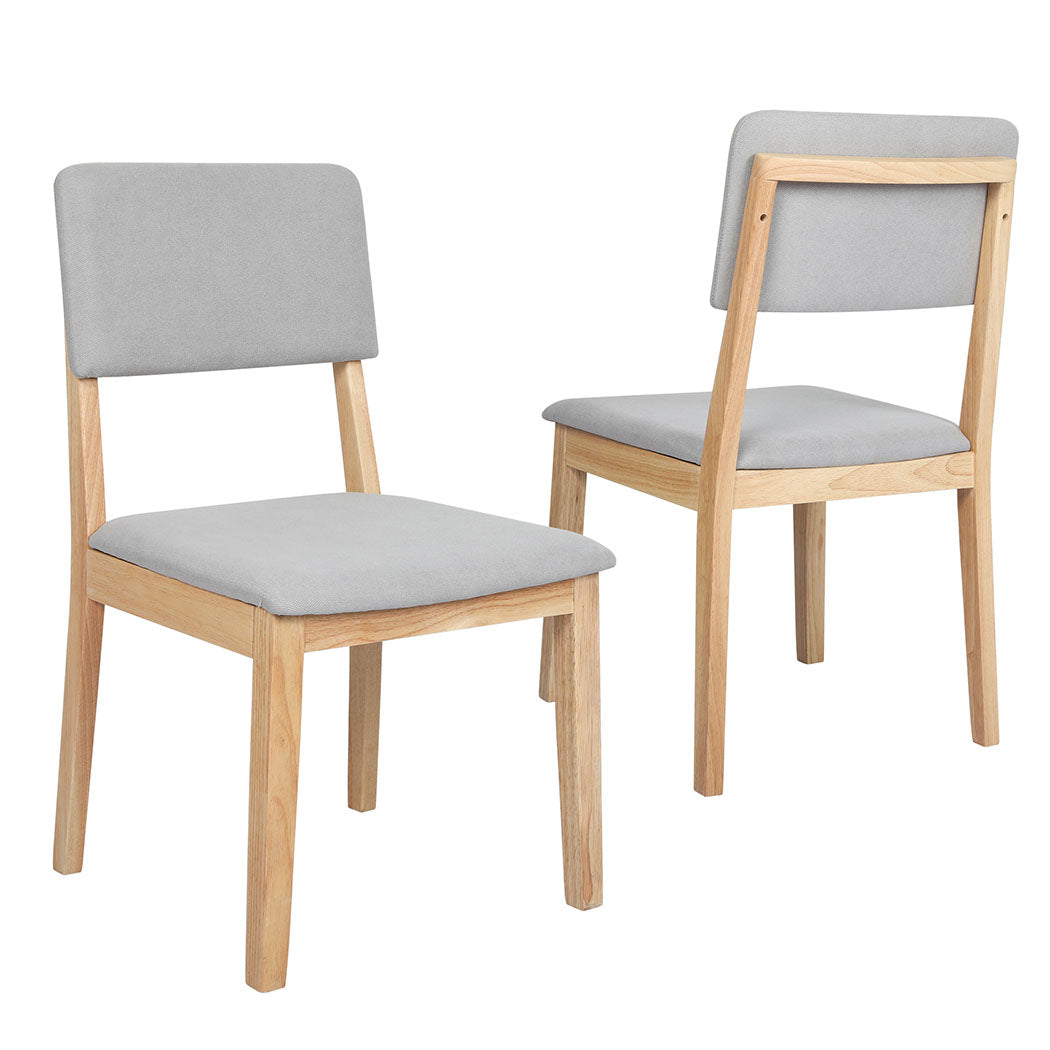 Levede 2x Dining Chair Armless Upholstered Seat