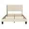Levede Metal Wooden Bed Frame Double Panel Plush Upholstered Mattress Platform-2050056770302382081