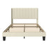 Levede Metal Wooden Bed Frame Double Panel Plush Upholstered Mattress Platform-2050056770302382081