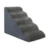 Pawz 5 Steps Pet Stairs Dog Ramp High Density Foam Grey-1919278361910317057