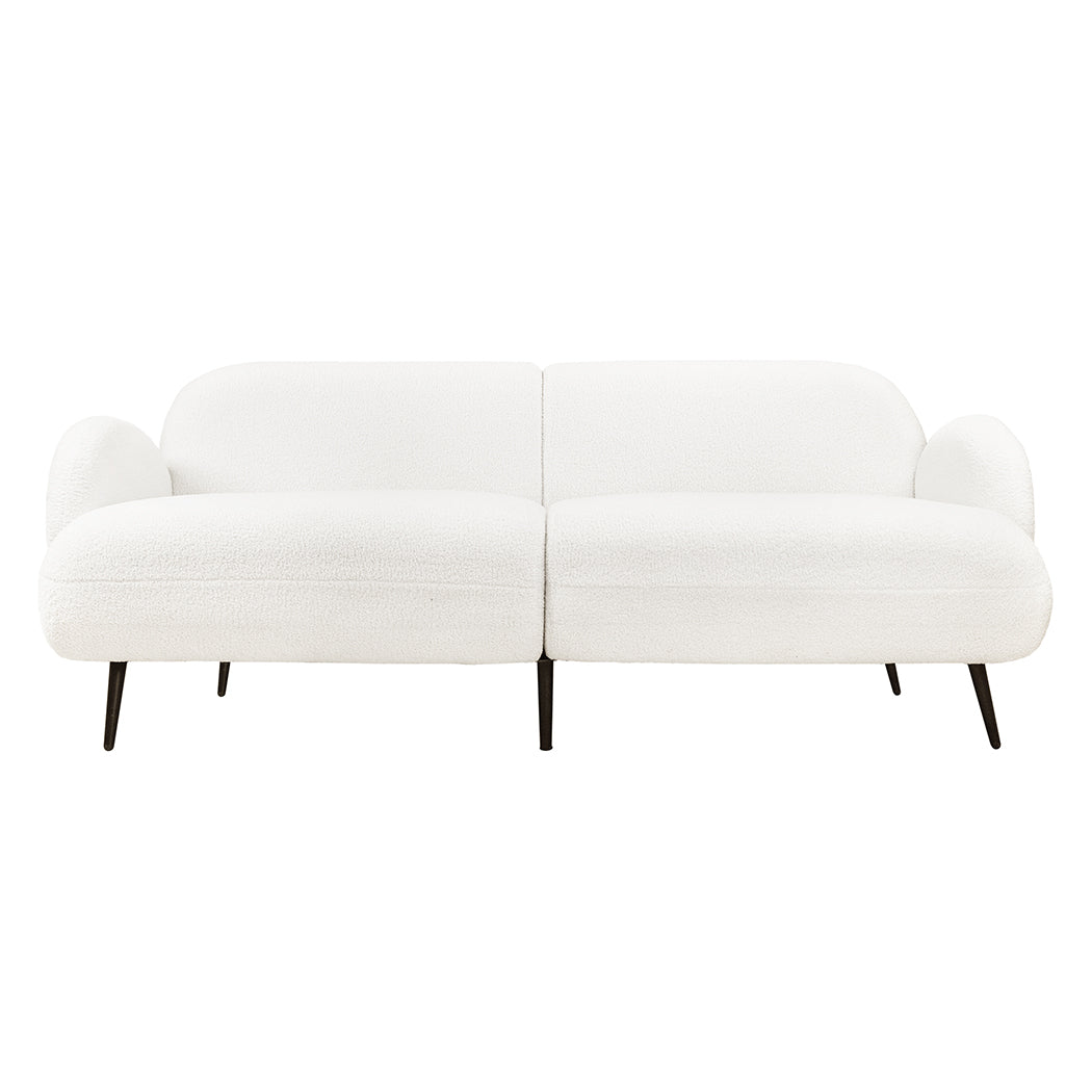 Levede Cloud Sofa 3 Seater Sherpa Fleece White