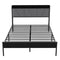 Levede Queen Bed Frame Steel Base with Headboard Grey-2006732773129326593