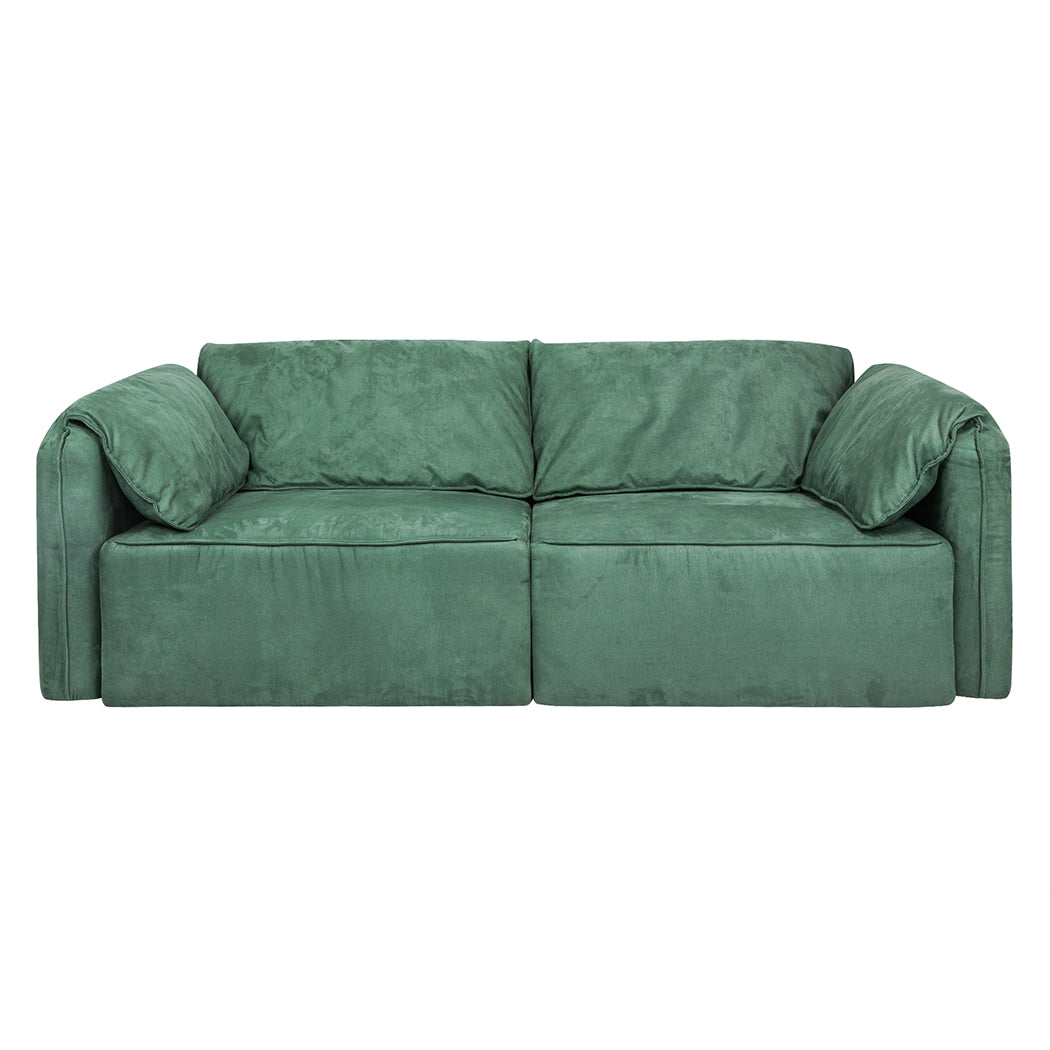 Levede Sofa Floor Couch 3-Seater Leathaire