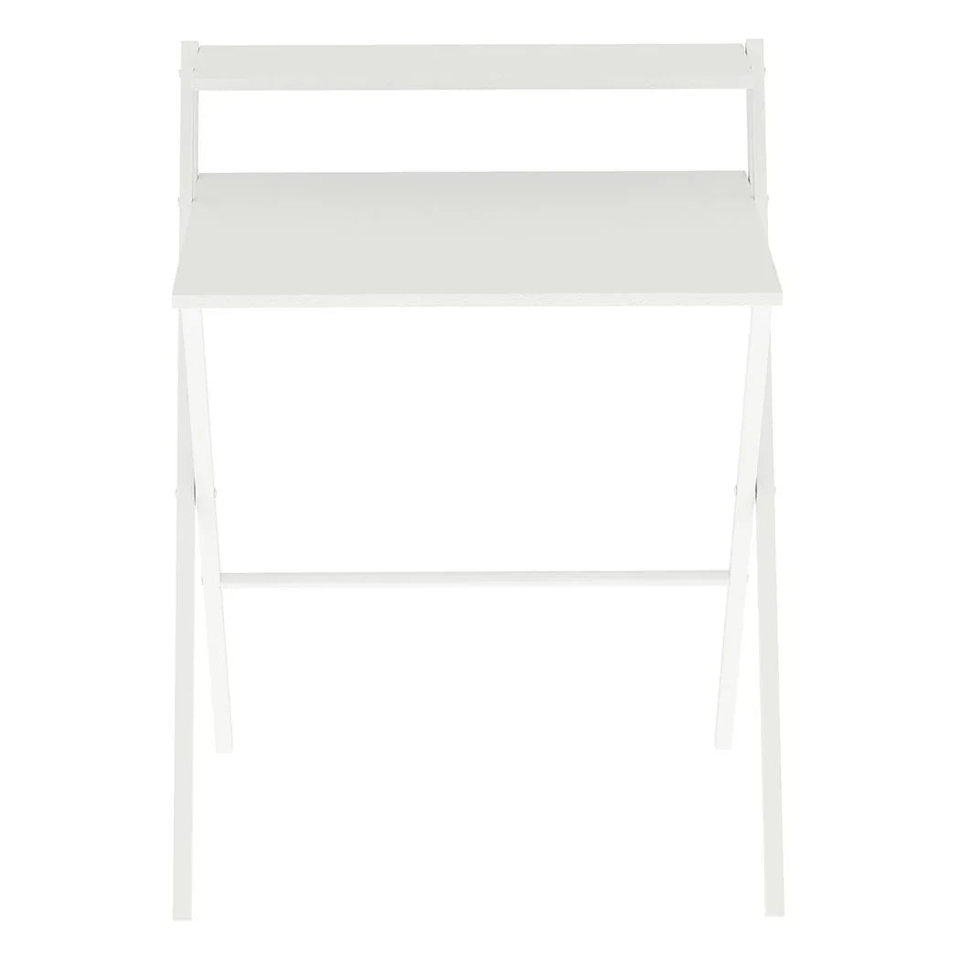 Levede Foldable Computer Desk Office Study Desk White-2050056912053080065