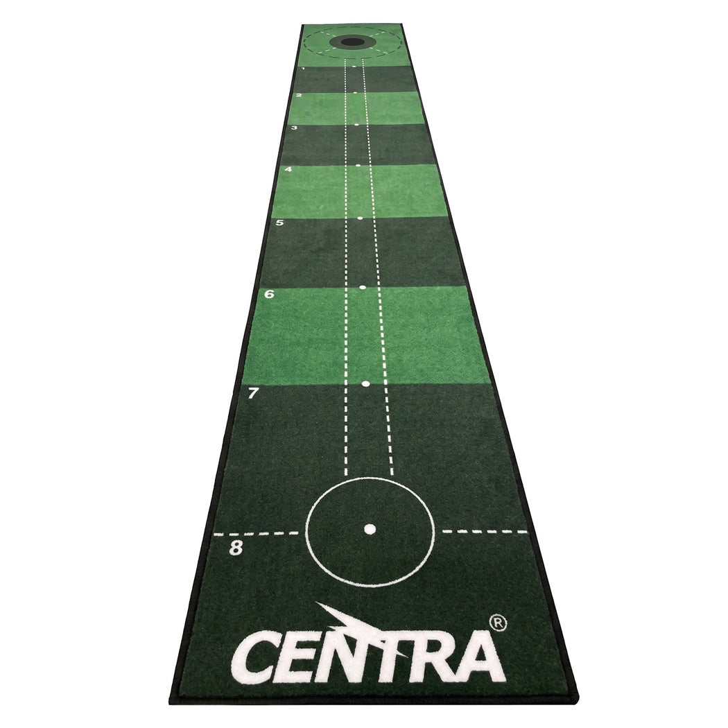 Centra Golf Putting Mat 3m Indoor Practice Non Slip Backing for Office Green-2109799593594785794