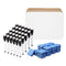 Levede Mini Whiteboard 30 Pack 2 Sided with Pens Erasers Classroom White-2100035036299530241