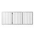 Wooden Pet Gate Dog Fence Retractable White 2000x 3MM-2018816780570595329