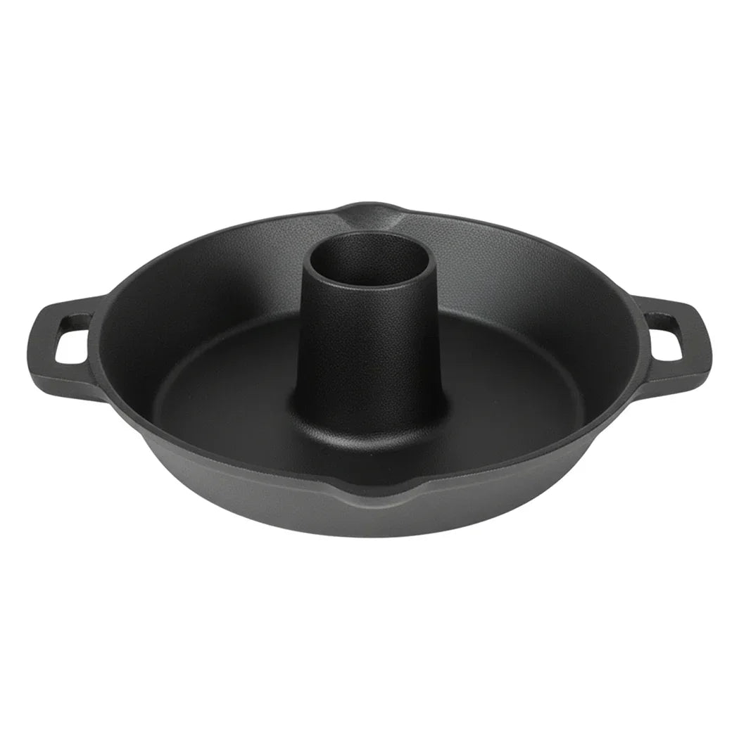Toque Cast Iron Roaster Stand Non-stick Beer Can Chicken Holder Kitchen Outdoor-2050056855853600769
