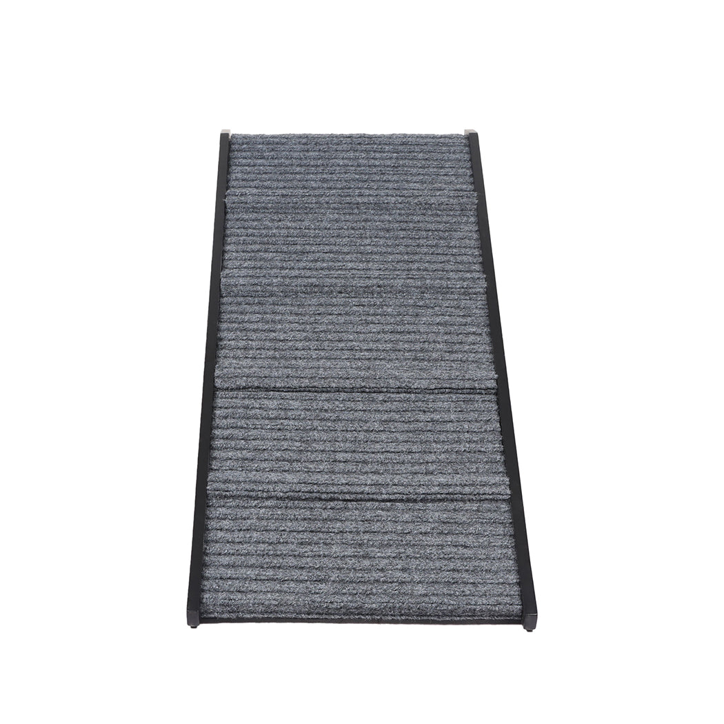 PaWz Adjustable Dog Ramp Height Stair Black-2029387229318746113