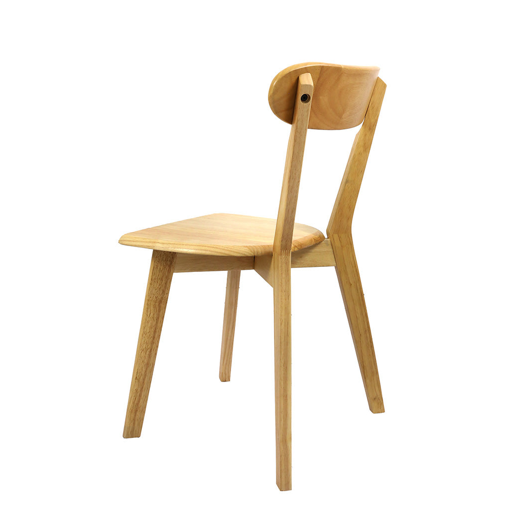 Levede 2x Dining Chairs Wooden Kitchen Chair-1864183291402391553