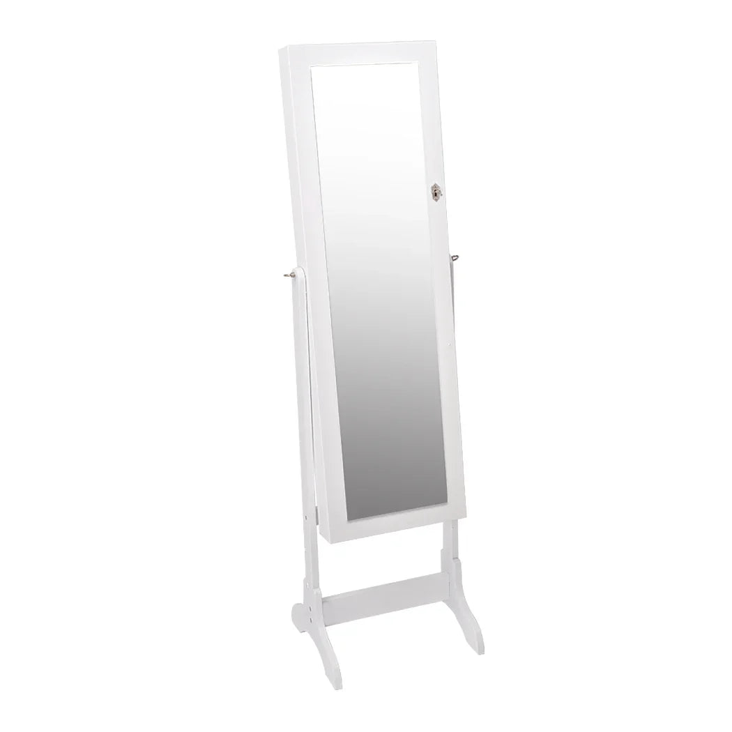 Levede Mirror Jewellery Cabinet Makeup-2006733194120007681