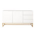 Levede Buffet Sideboard Storage Cabinet White-1864183281268953089