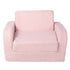 BoPeep Kids Sofa Fold Out Couch 3 In 1 Teddy Fleece Convertible Chair Pink-2109799595553525762