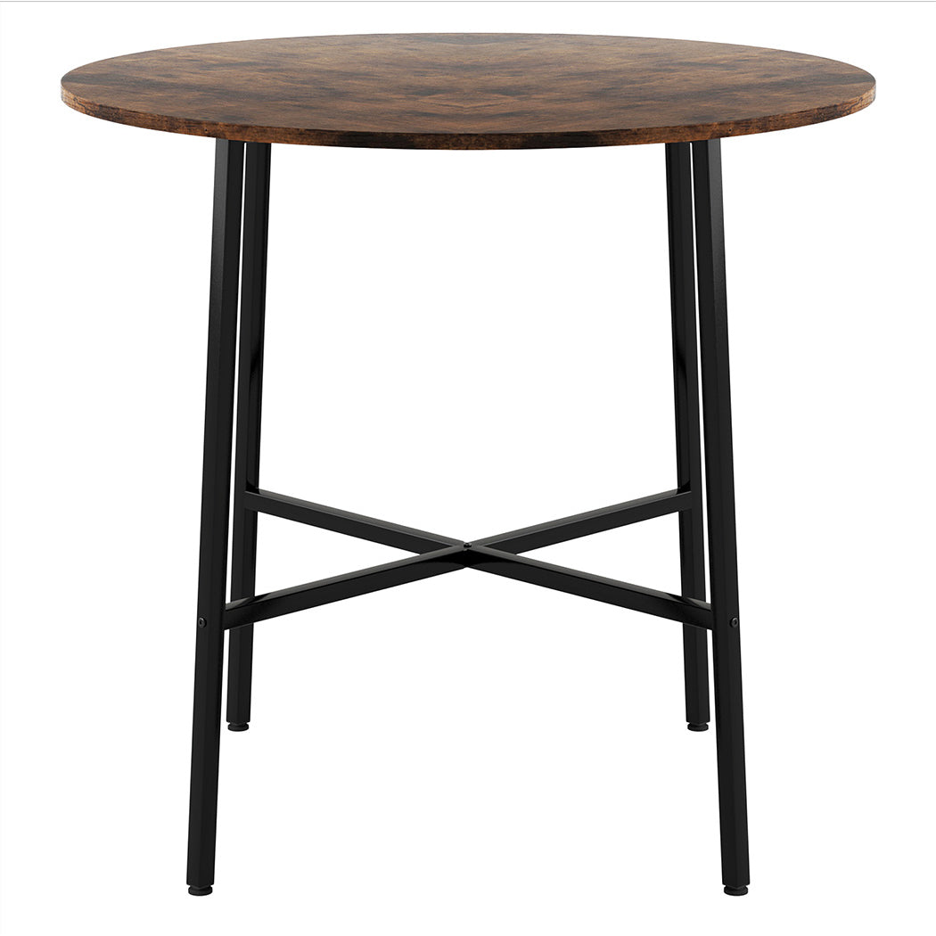 Levede Dining Table Round Kitchen 4 Person Coffee 80cm-2017004931596292097