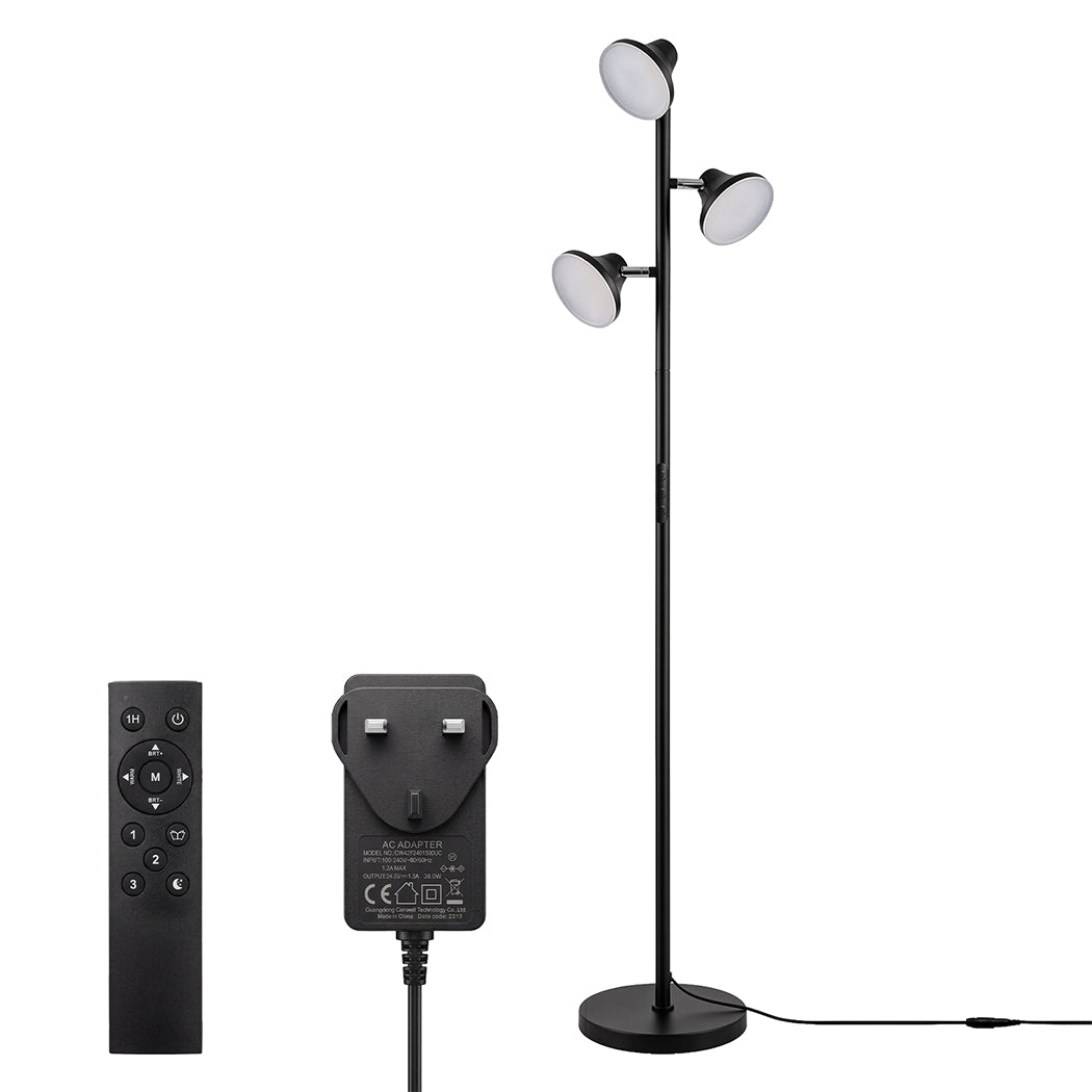 Emitto 3-Light LED Floor Lamp Dimmable Tree Lamp Remote Adjustable Living Room-2100002229158285313