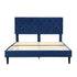 Levede Bed Frame Queen Size Mattress Blue-2006733224277053441