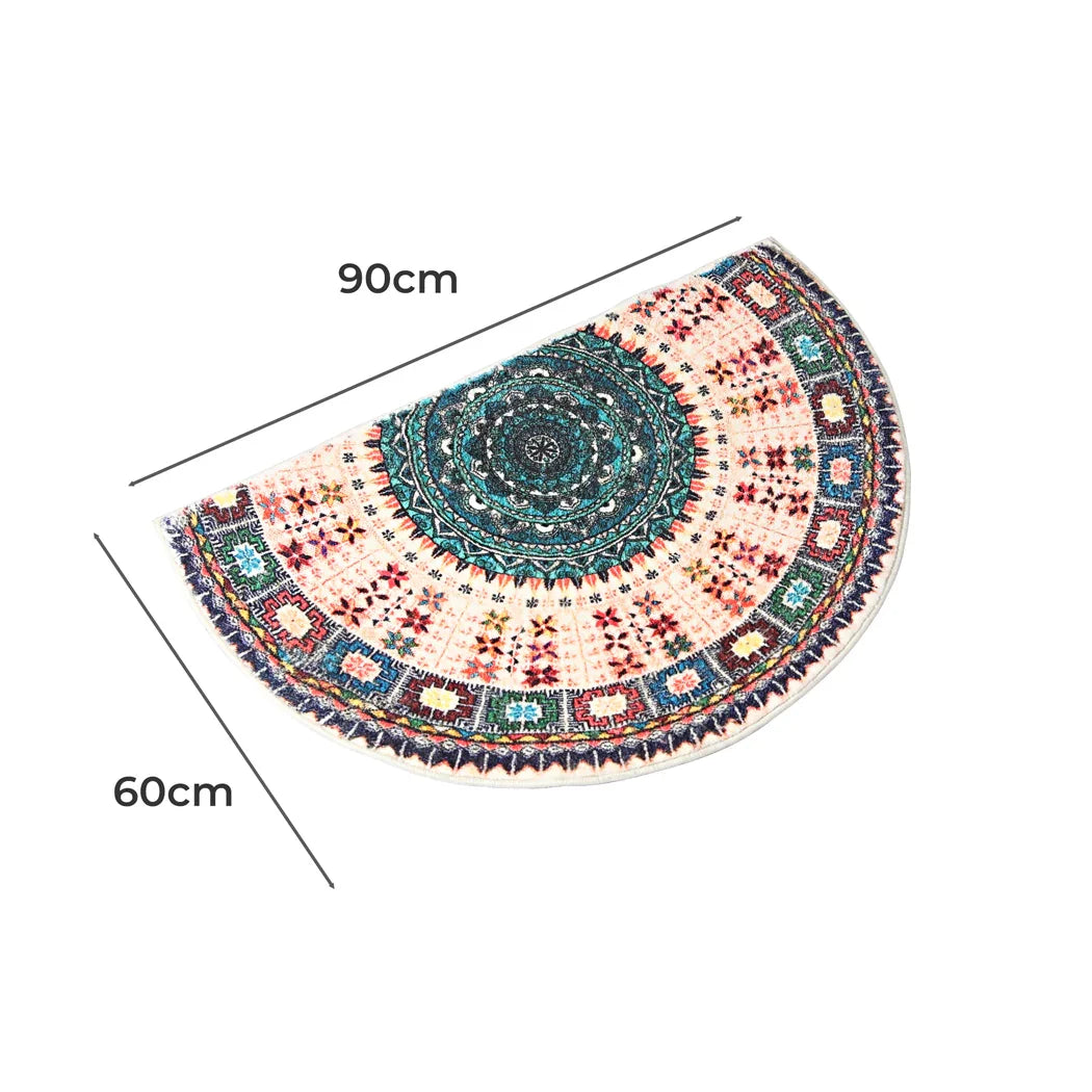Marlow Door Mat Half Moon Semi-Circle Rug 60x90-2018816672164614146