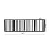 PaWz 4 Panels Wooden Pet Gate Dog Fence Black 600x 3MM-1864184510002892802