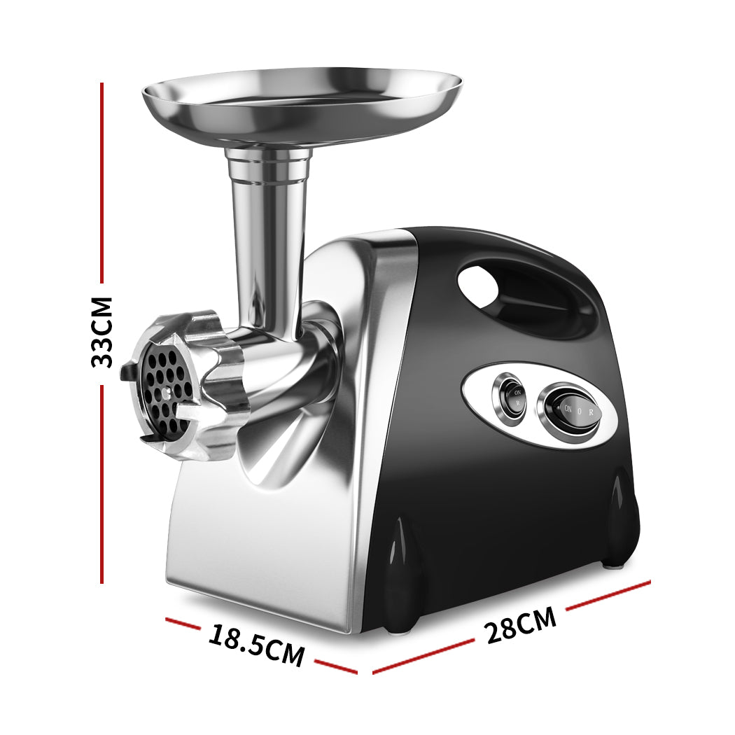 800W Electric Meat Grinder Mincer Sausage Black-2018816840561725442